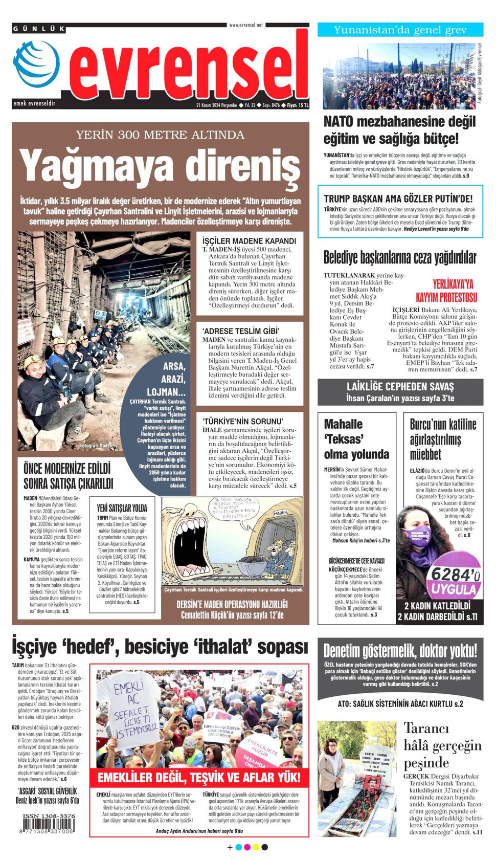 Evrensel gazetesi