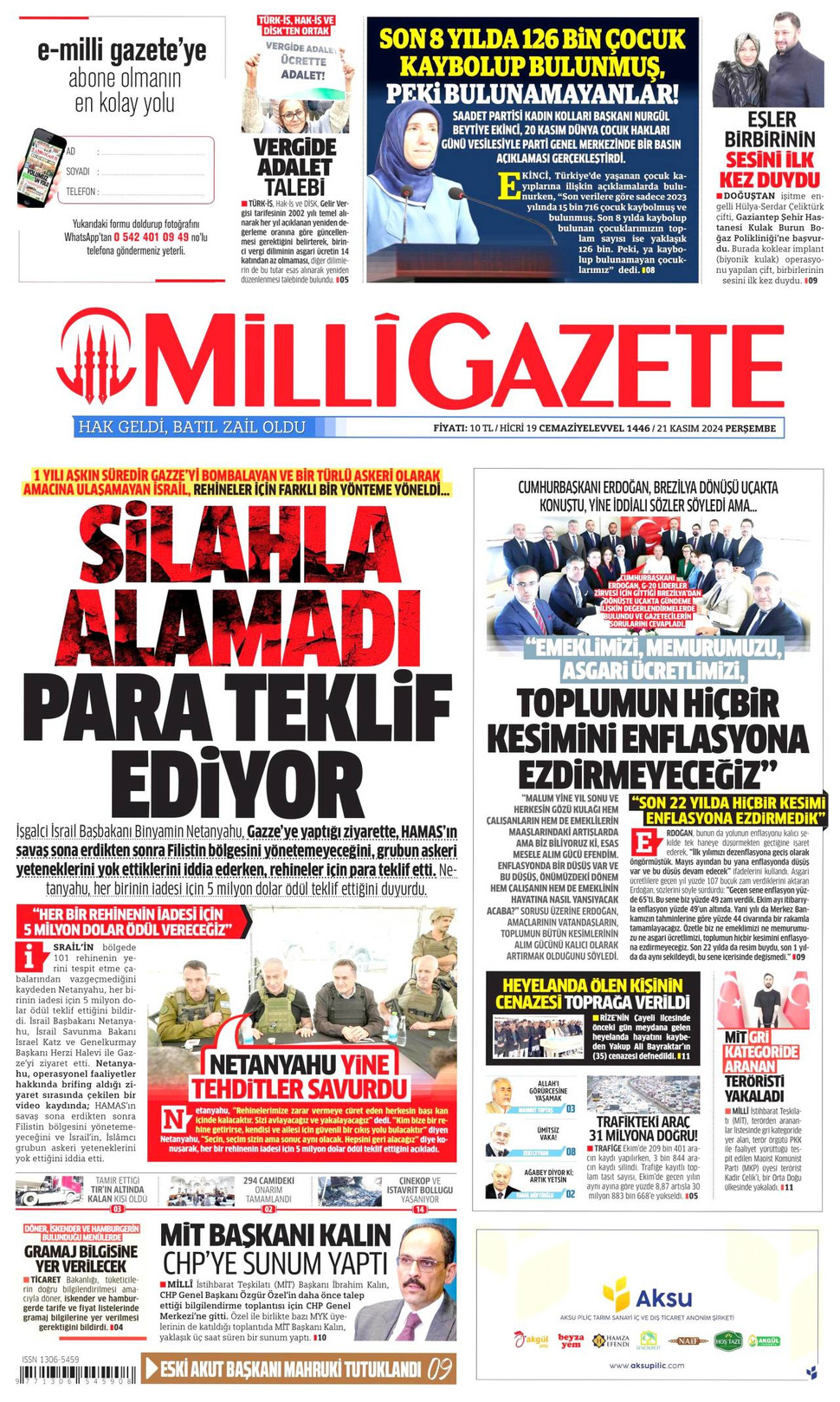 Milli Gazete gazetesi