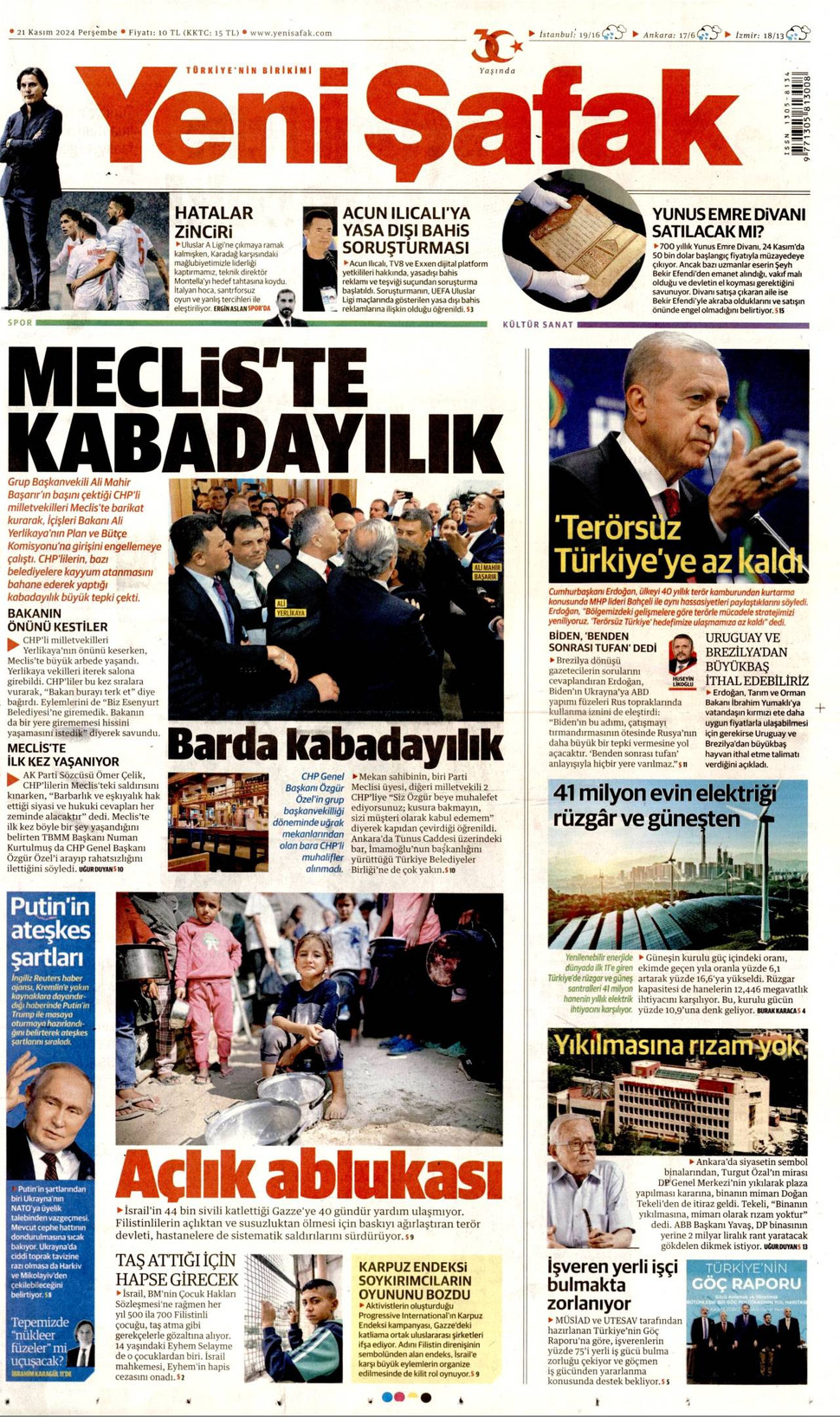 Yeni Şafak gazetesi