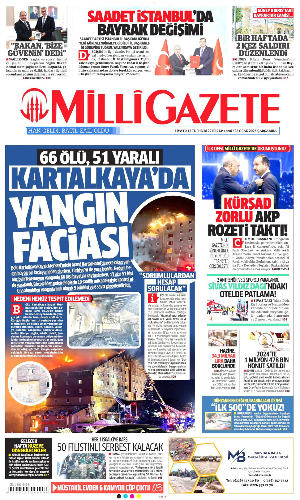 Milli Gazete gazetesi