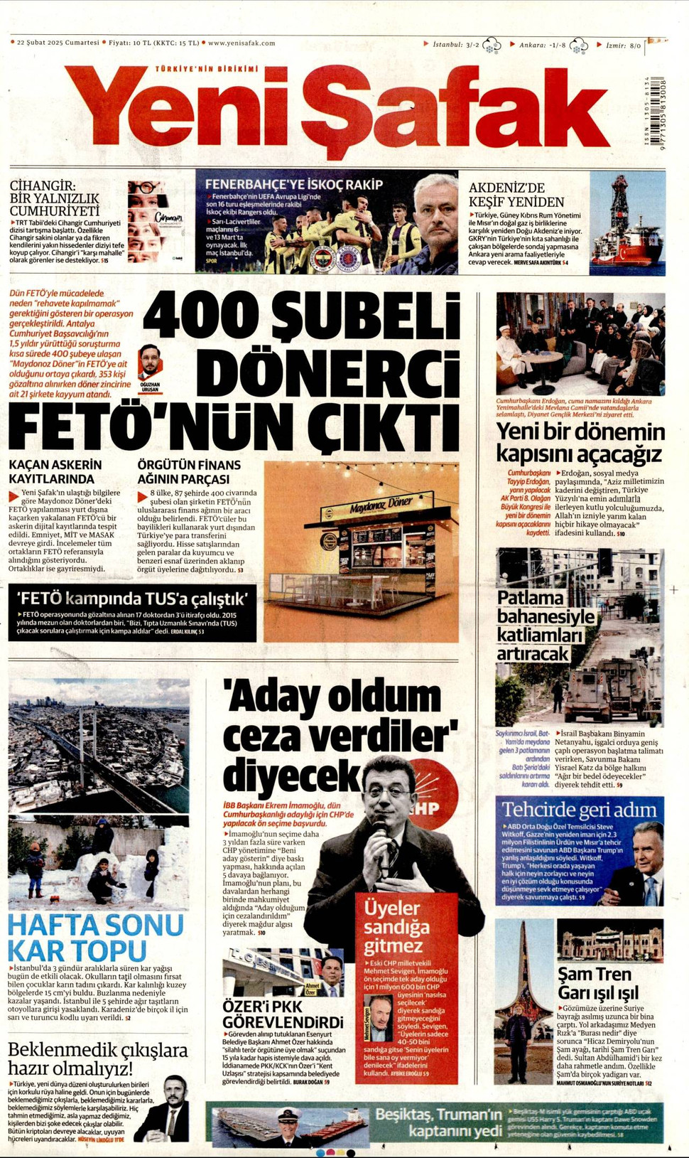 Yeni Şafak gazetesi