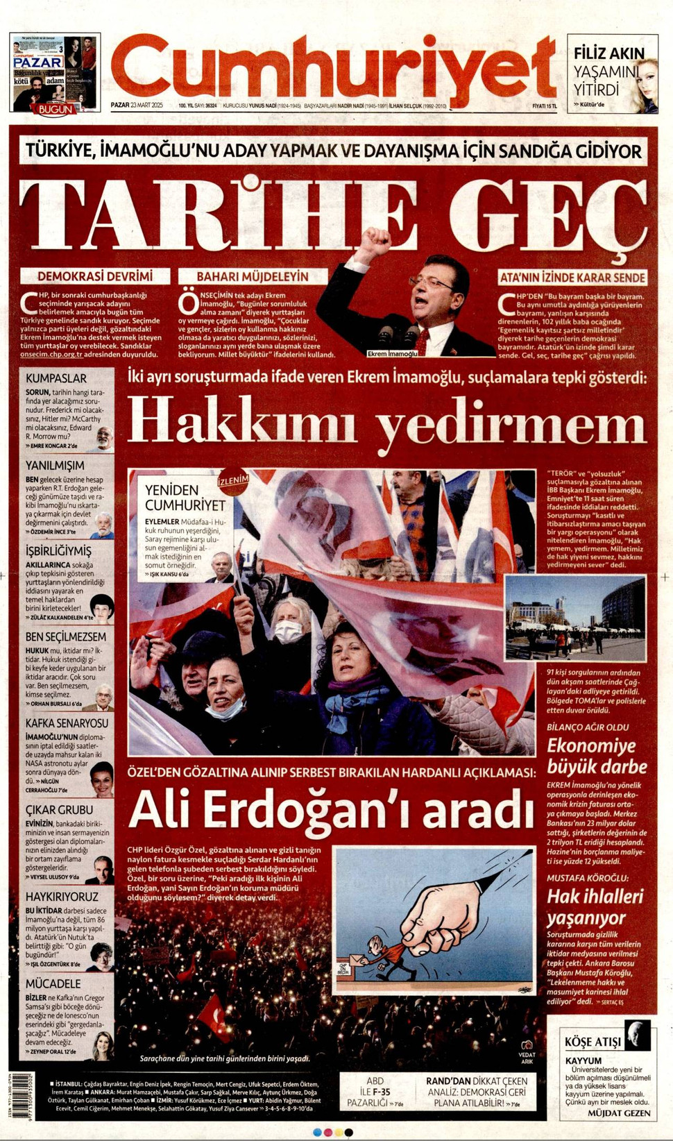 Cumhuriyet gazetesi