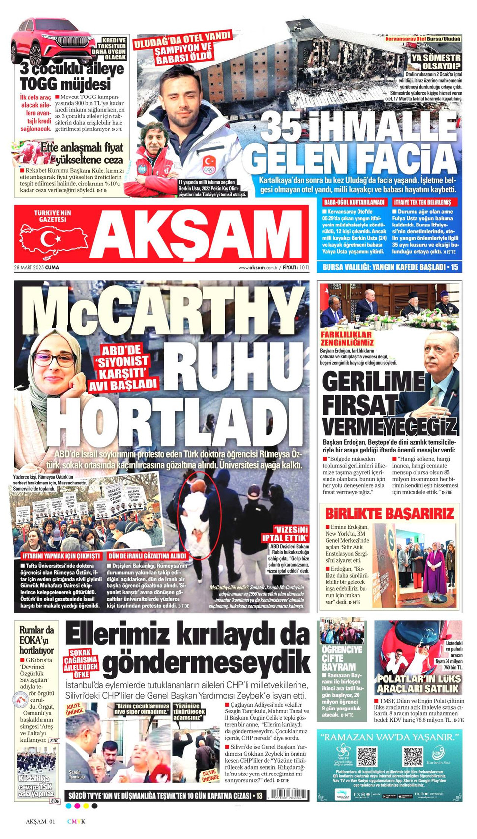 Akşam gazetesi