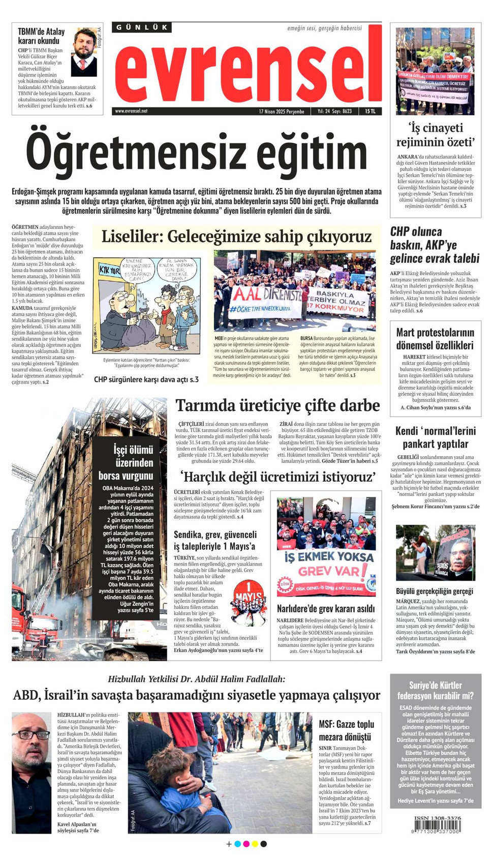 Evrensel gazetesi
