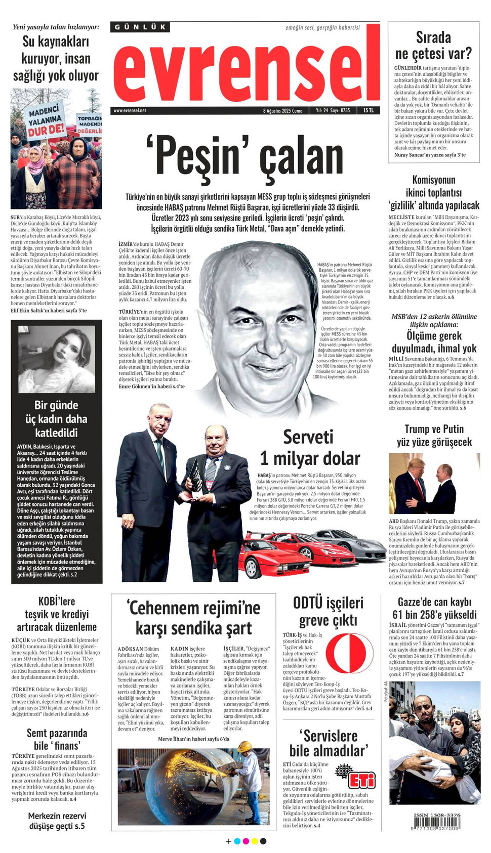 Evrensel gazetesi