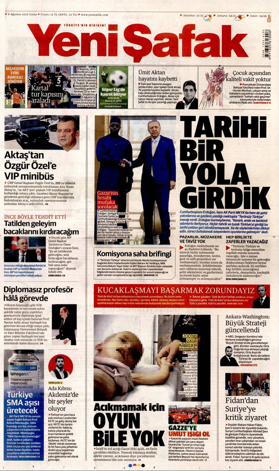 Yeni Şafak gazetesi