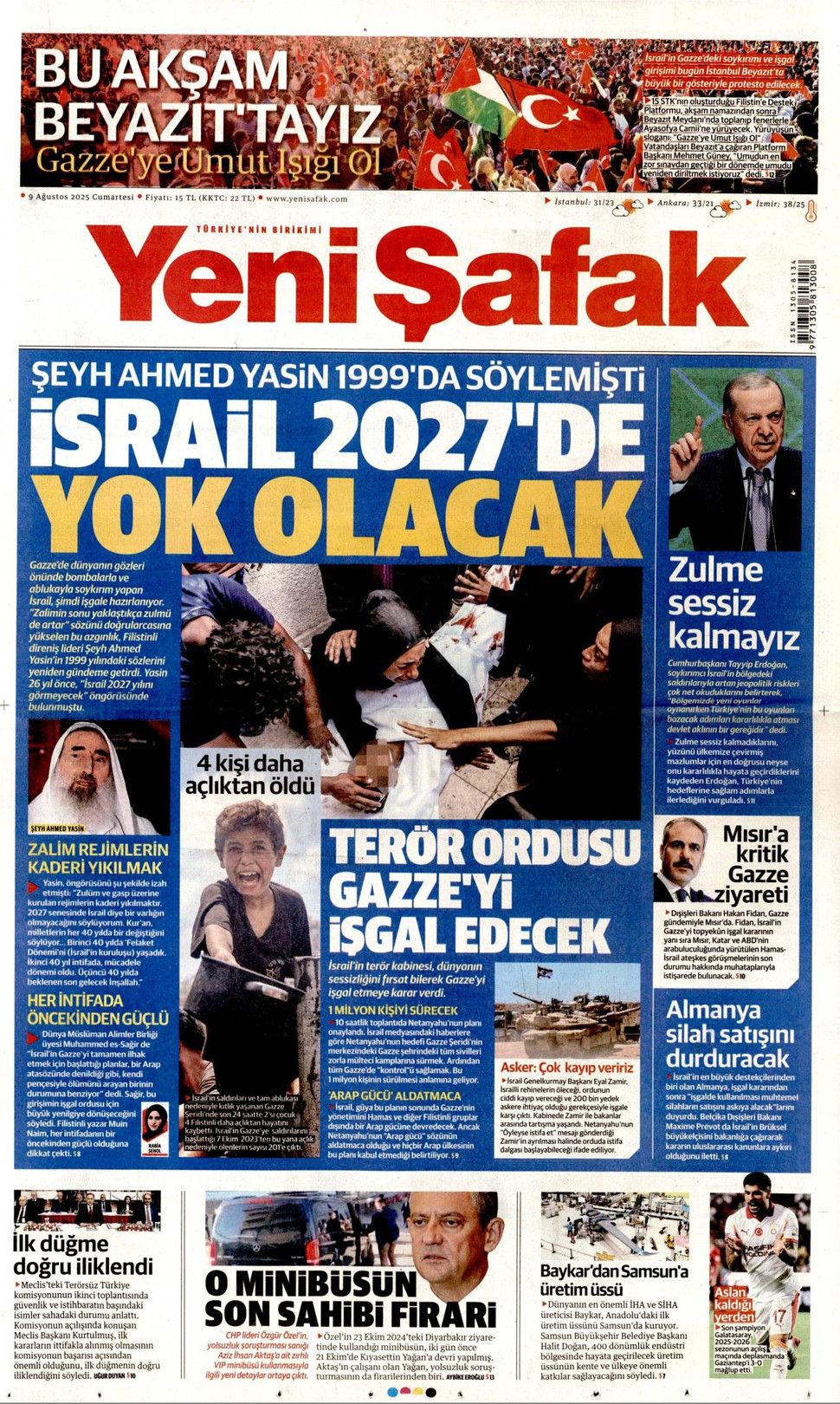 Yeni Şafak gazetesi
