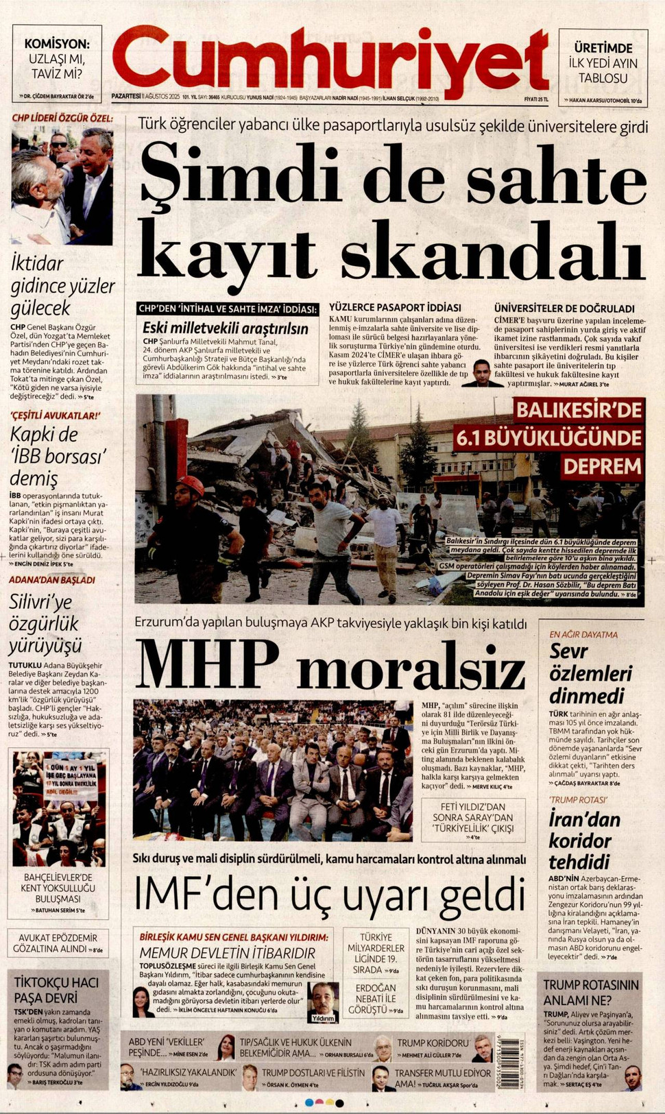 Cumhuriyet gazetesi