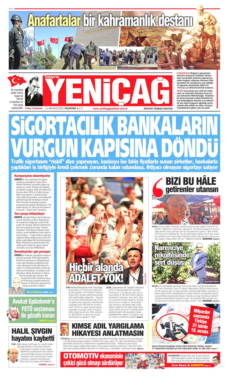 Yeniçağ gazetesi