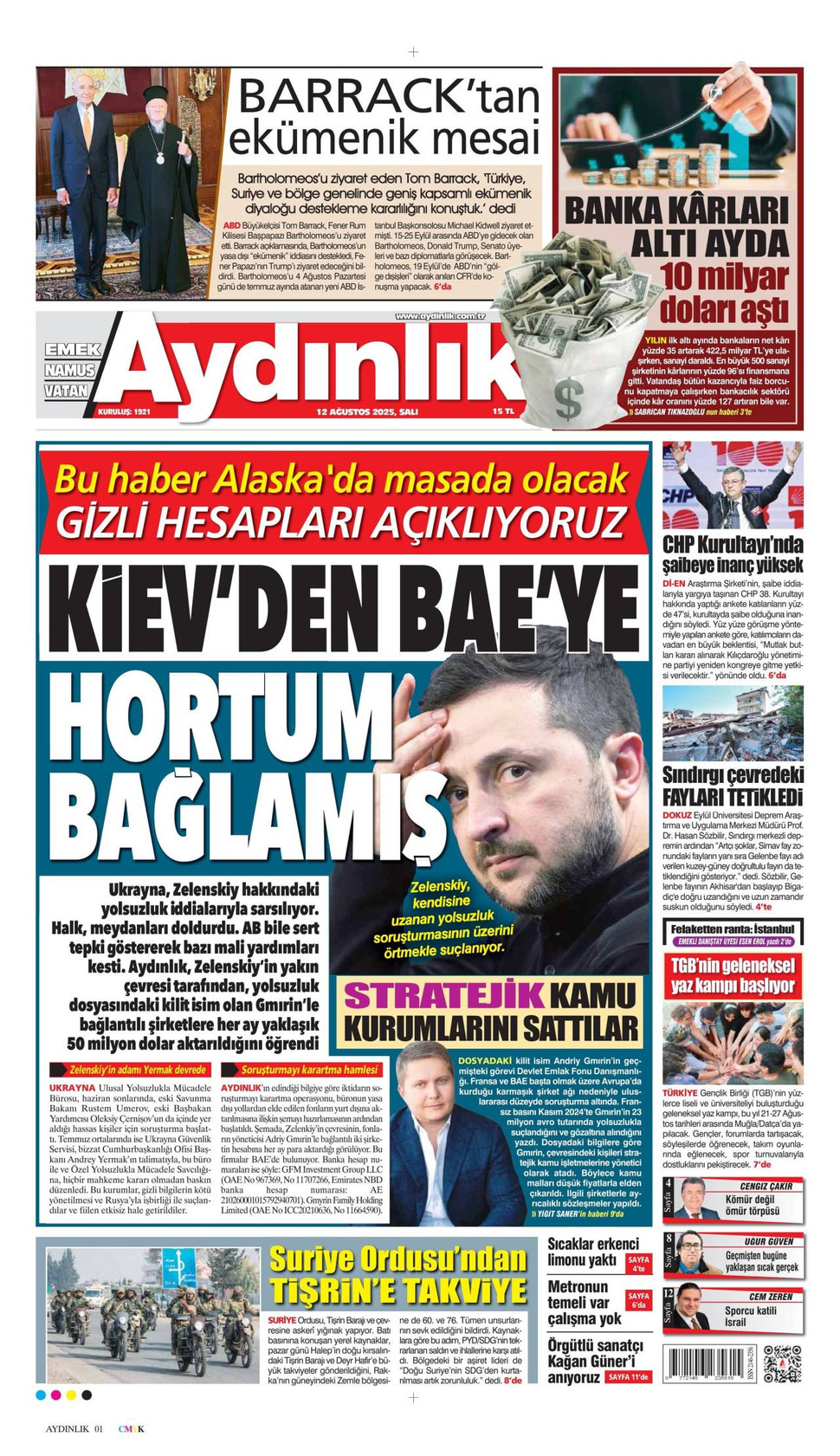 Aydınlık gazetesi