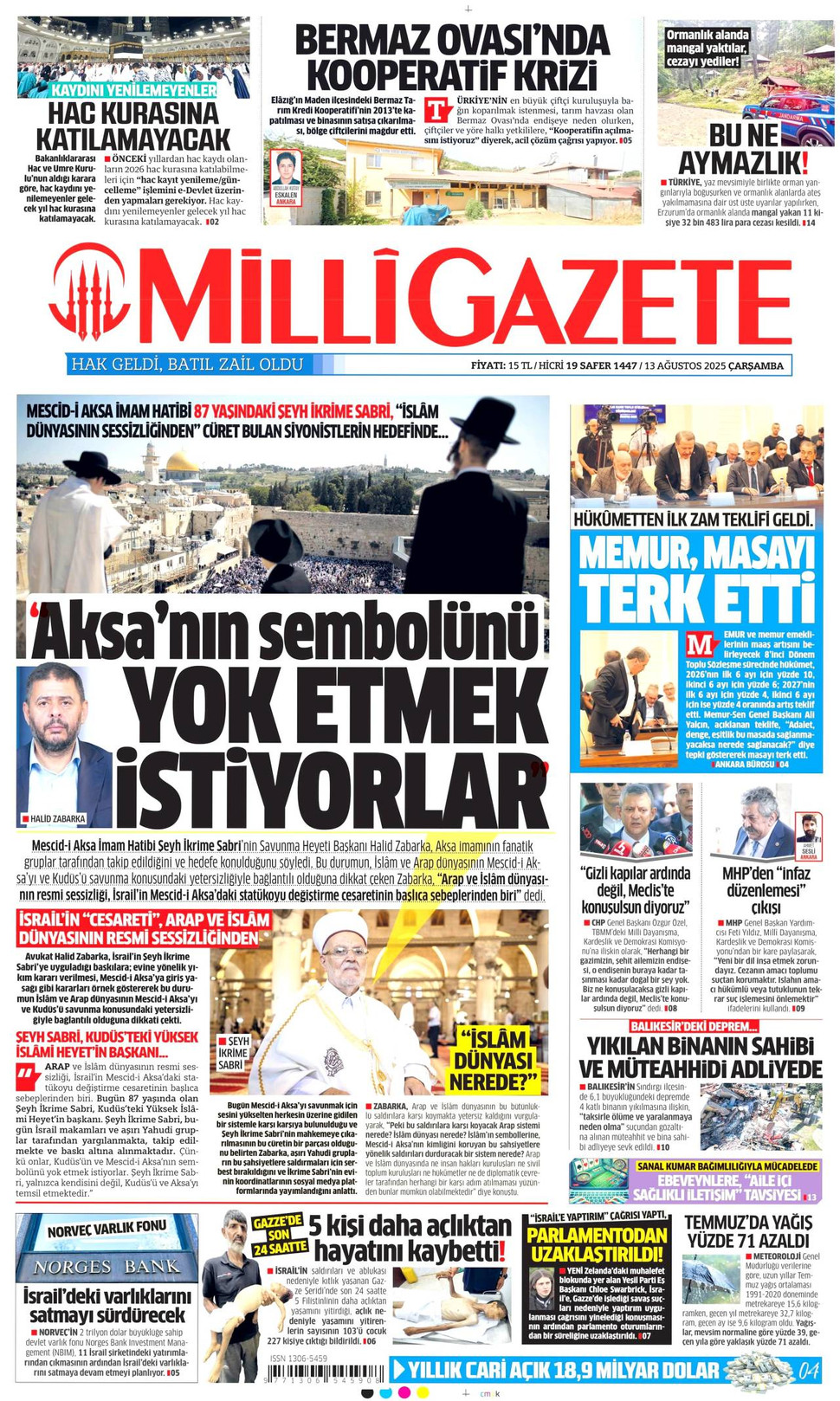 Milli Gazete gazetesi
