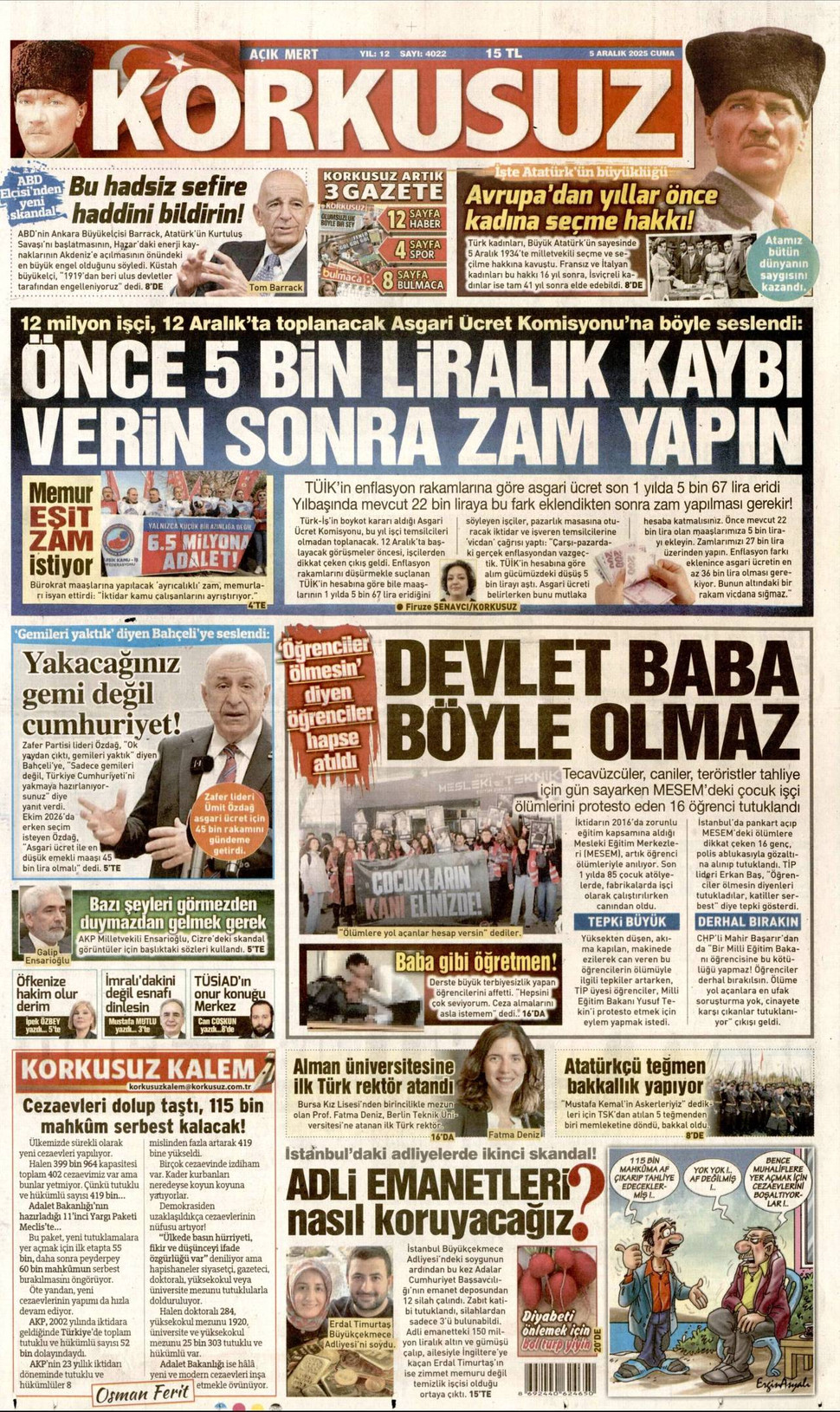 Korkusuz gazetesi
