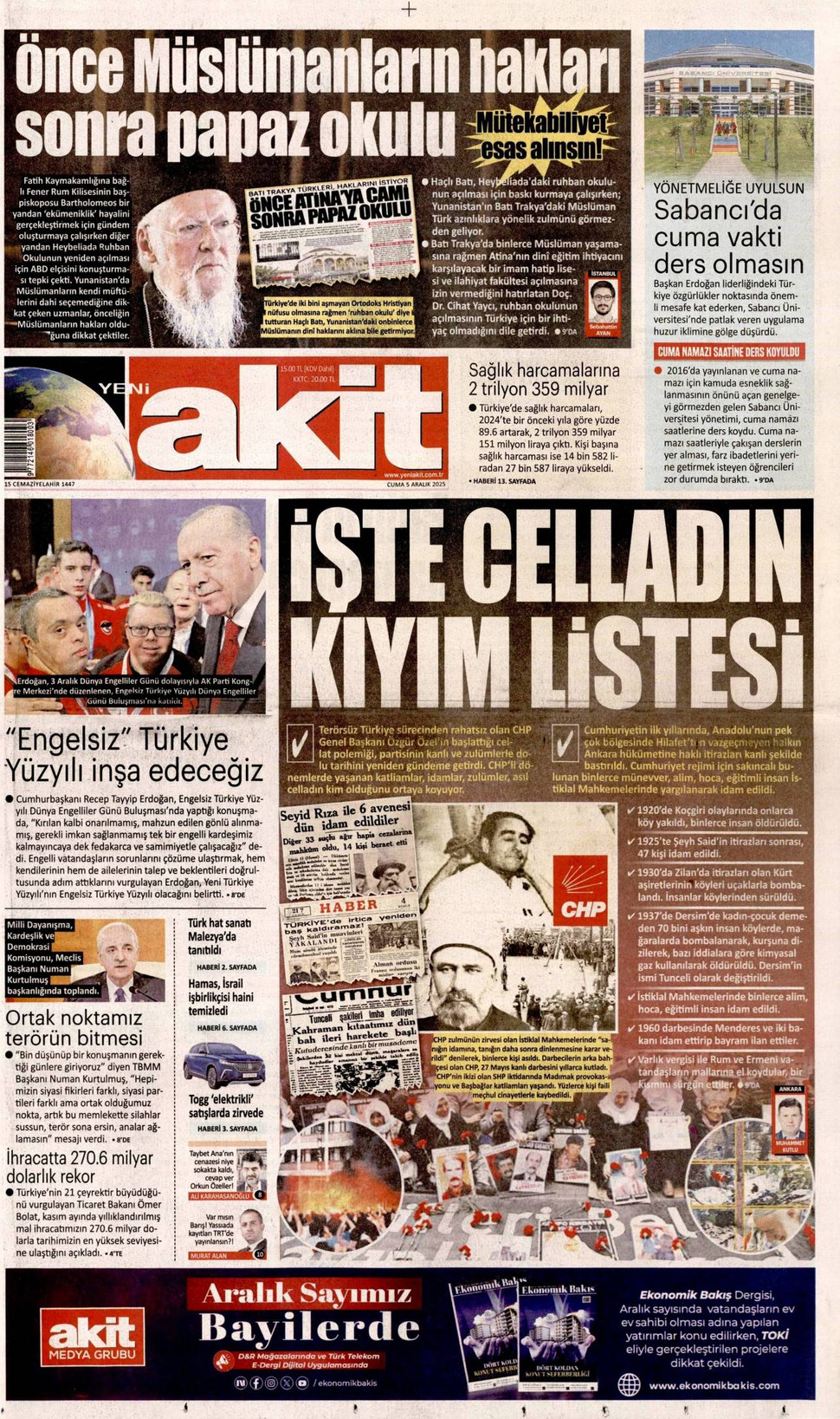 Yeni Akit gazetesi