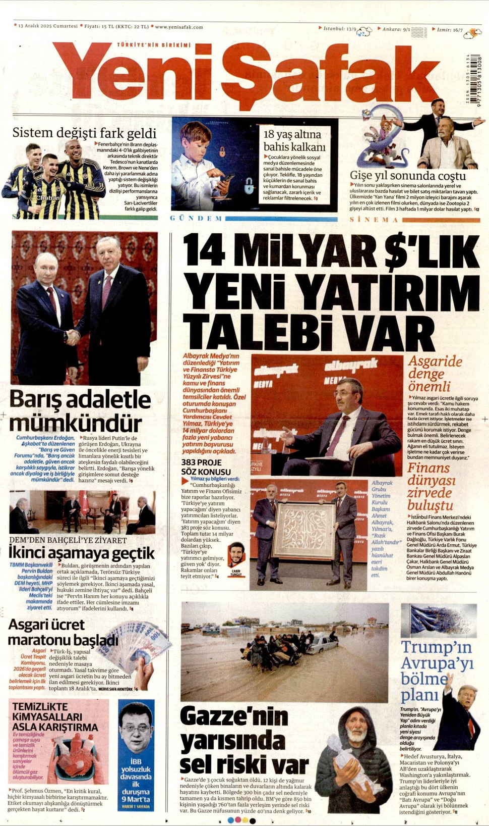 Yeni Şafak gazetesi