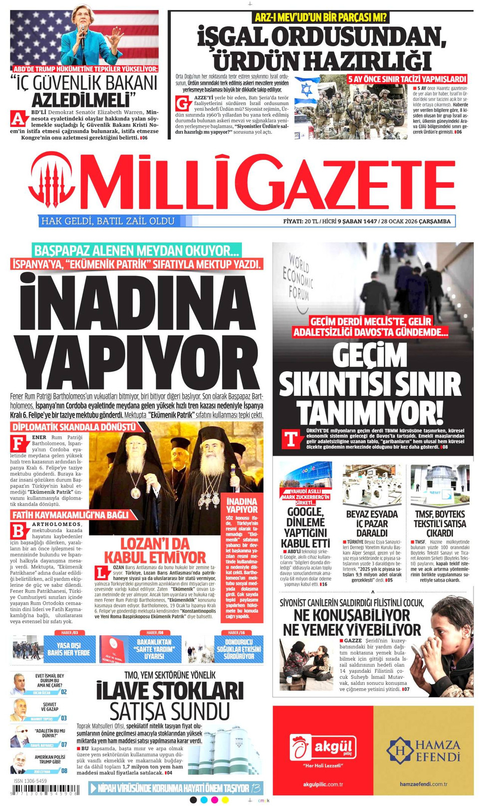 Milli Gazete gazetesi