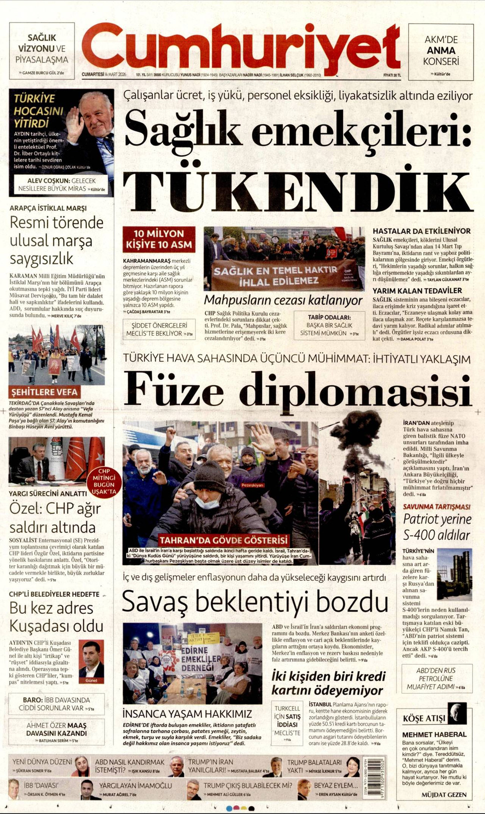 Cumhuriyet gazetesi
