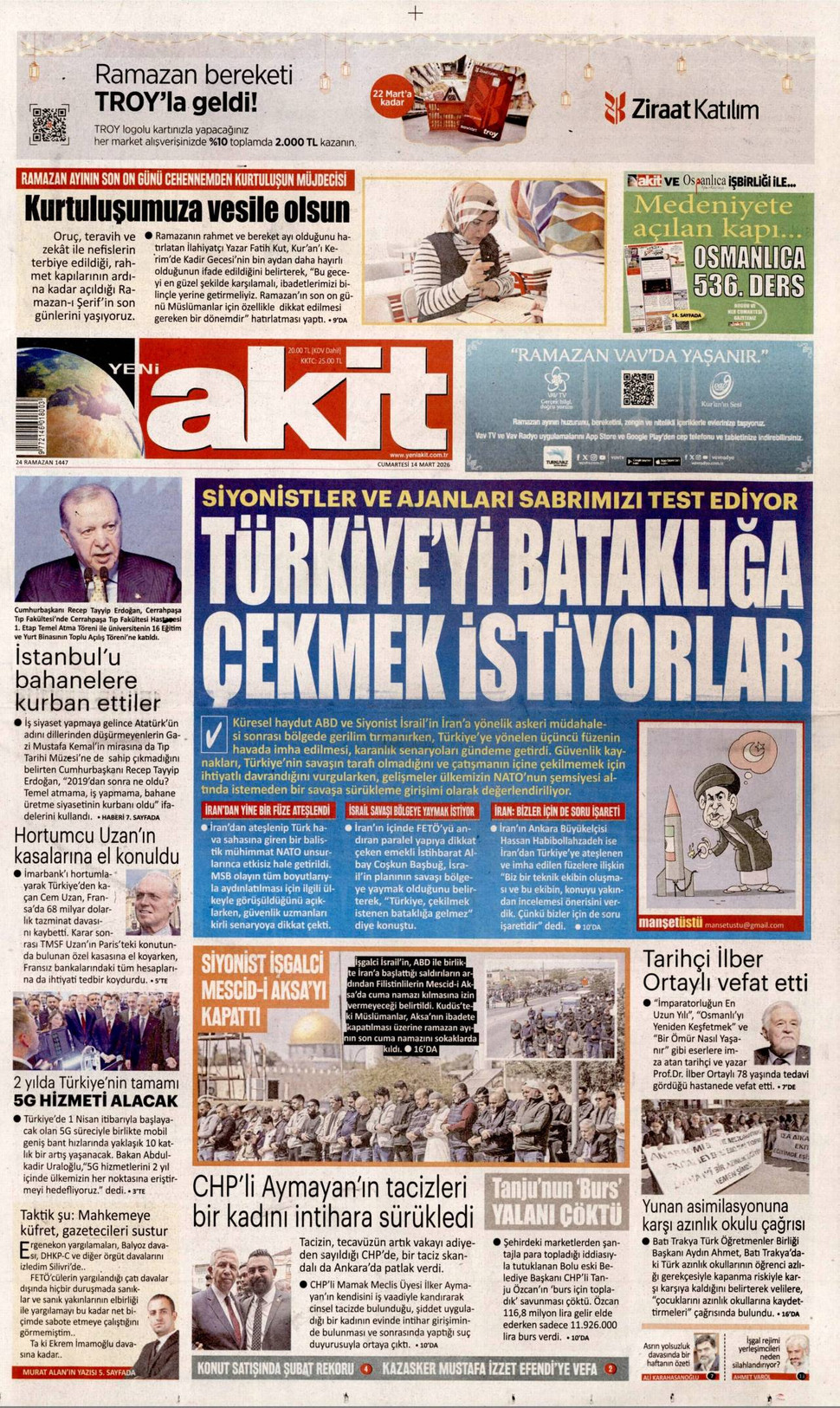 Yeni Akit gazetesi