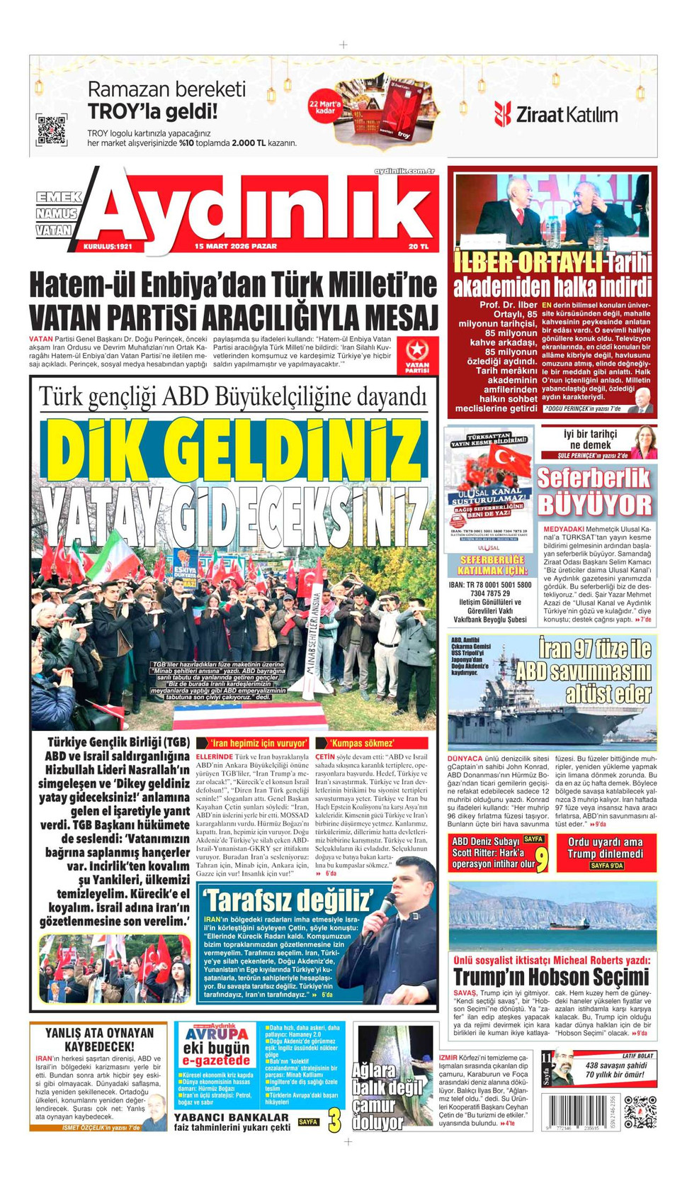 Aydınlık gazetesi