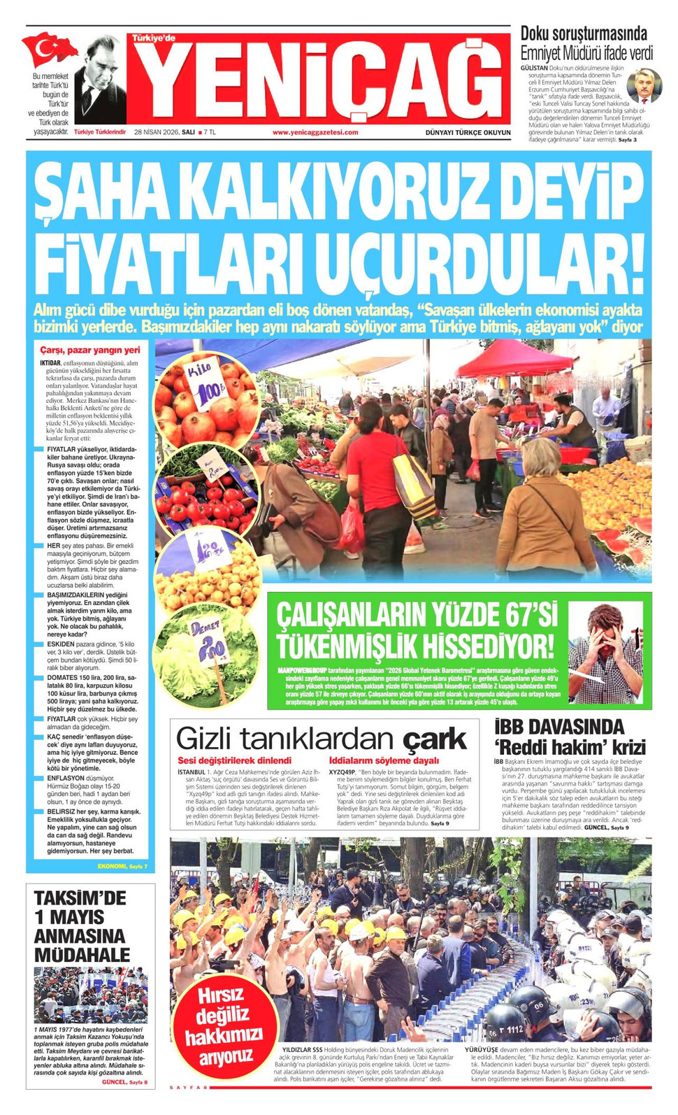 Yeniçağ gazetesi