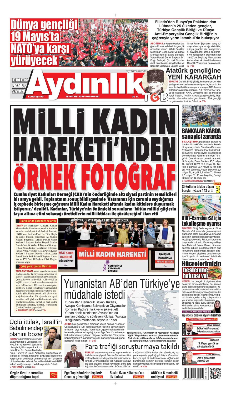 Aydınlık gazetesi