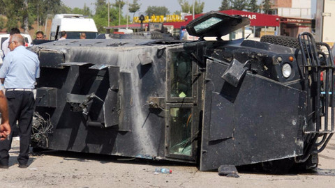 Zırhlı araç devrildi: 8 asker yaralandı