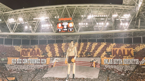 Galatasaray'dan 'Rocky' koreografisi