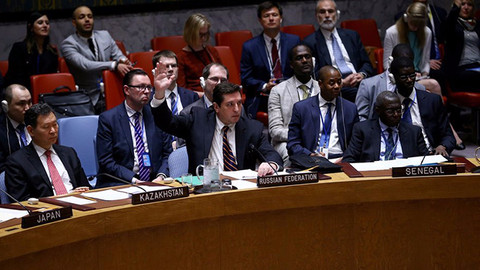 Rusya BM'deki Suriye tasarısını veto etti