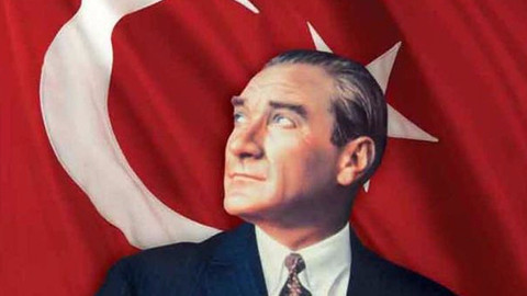 Atatürk’ün kum heykeli fotoğrafı photoshop çıktı