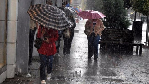 Meteoroloji'den 5 il için sağanak yağış uyarısı