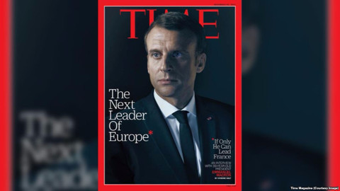 Time dergisinden Fransa Cumhurbaşkanı'na gönderme