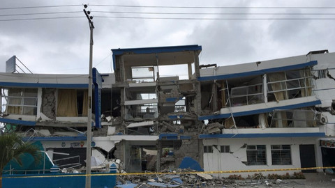 Ekvador'da 6 büyüklüğünde deprem meydana geldi