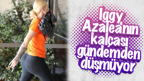 Iggy Azalea'nın kalçası gündemden düşmüyor