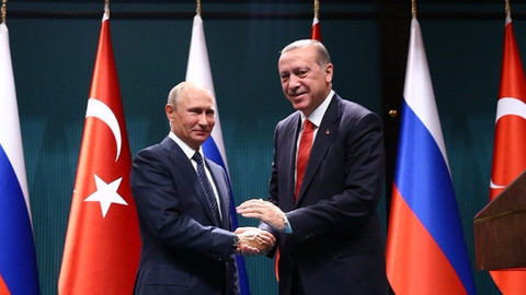 Cumhurbaşkanı Erdoğan, Putin ile Kudüs'ü  görüştü