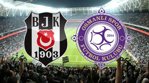 Beşiktaş - Osmanlıspor'u 5 golle geçti