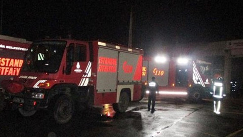 Beykoz’da itfaiye istasyonunda yangın çıktı