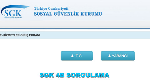 SGK prim sorgulama, 4B borcu öğrenme işlemi online nasıl yapılır?