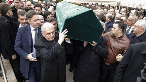 Başbakan Yıldırım, cenaze törenine katıldı