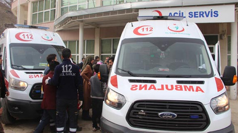 Hakkari'de 176 öğrenci hastaneye kaldırıldı