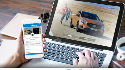 Son dakika otomobil haberleri... LinkedIn lansmanında Mercedes-Benz GLA satışı yapıldı