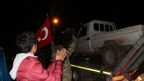 Türk askerinin Afrin'deki ilk görüntüleri