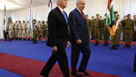 Son dakika dünya ve orta doğu haberleri.. ABD Başkan Yardımcısı Pence ile Netenyahu Kudüs'te görüştü