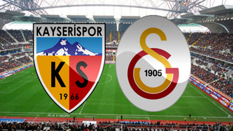 Galatasaray deplasmanda Kayserispor'u 3-1 mağlup etti