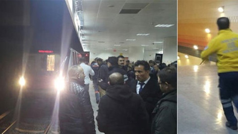 Ankara metrosunda üniversiteli kız raylara düştü