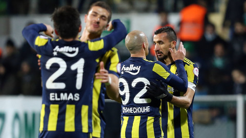 Ziraat Türkiye Kupası çeyrek final ilk maçında Fenerbahçe, Giresunspor'u 2-1 mağlup etti