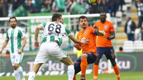 Başakşehir deplasmanda Konyaspor’la 1-1 berabere kaldı