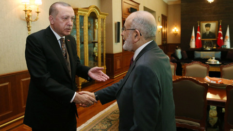 Cumhurbaşkanı Erdoğan SP Lideri Karamollaoğlu'nu kabul etti