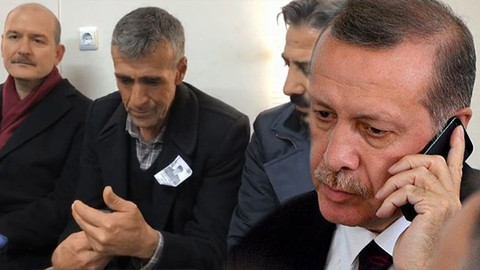 Cumhurbaşkanı Erdoğan şehit babası ile görüştü