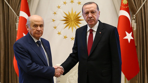 Beştepe'de Cumhurbaşkanı Erdoğan ve MHP Lideri Bahçeli'nin görüşmesi sona erdi