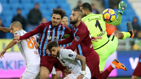 Trabzonspor evinde Başakşehir'e 1-0 mağlup oldu