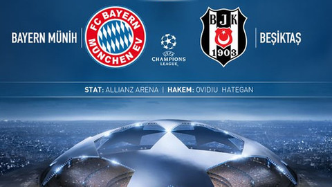 Maç Sonucu: Bayern Münih: 5 Beşiktaş: 0